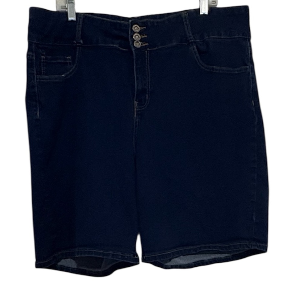 Curvy Bermuda Denim Shorts